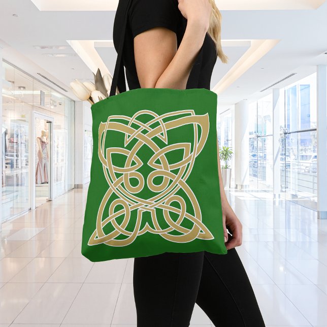 Intricate Gold Celtic Butterfly Tote Bag (Creator Uploaded)