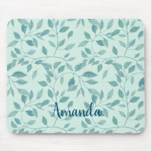 Intricate Ivy Botanical Pattern Mouse Mat
