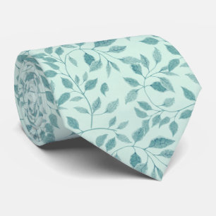 Intricate Ivy Botanical Pattern Tie