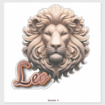 Intricate Leo Lion Head