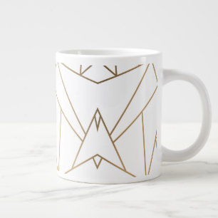 Intricate Lines Large Coffee Mug