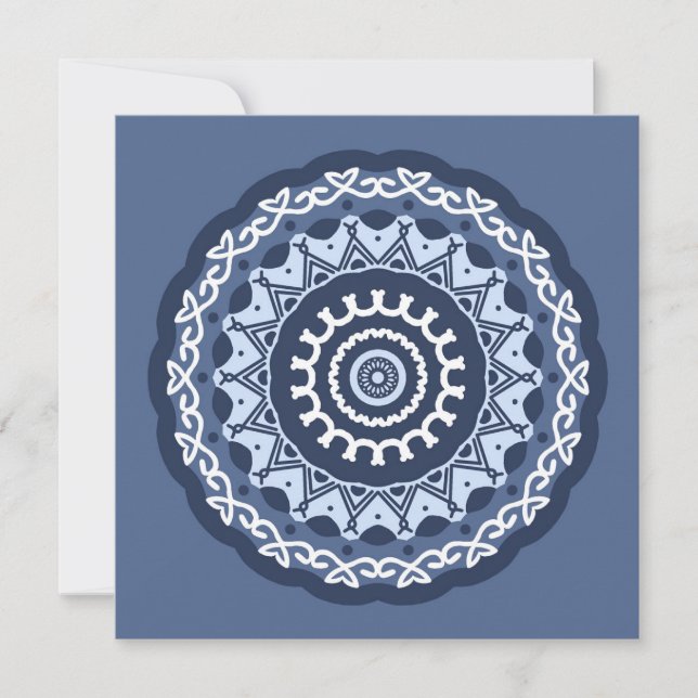 Intricate Mandala Design invitation (Front)