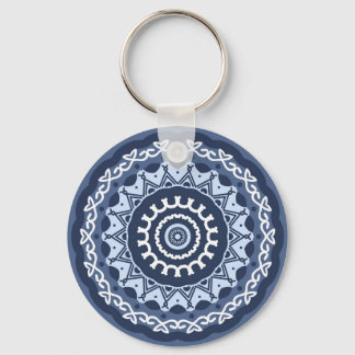Intricate Mandala Design keychain