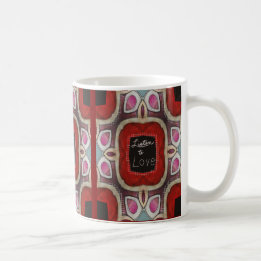 "Intricate Mandala Design with 'Listen to Love'  Coffee Mug