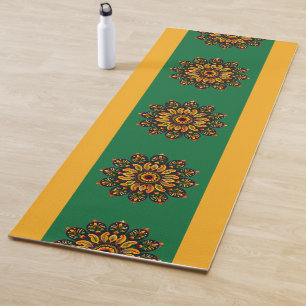 Intricate Mandala Ornament Yoga Mat