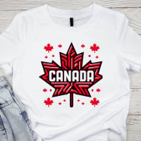 Intricate Maple Leaf Canada T-Shirt