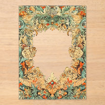 Intricate Motif Filigree Acrylic Overlay