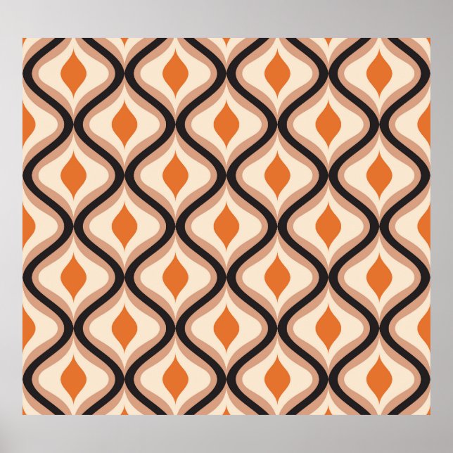 Intricate Ornament: Abstract Seamless Design Poster (Front)