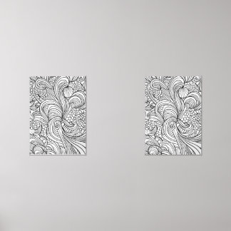 Intricate Patterns Coloring posters