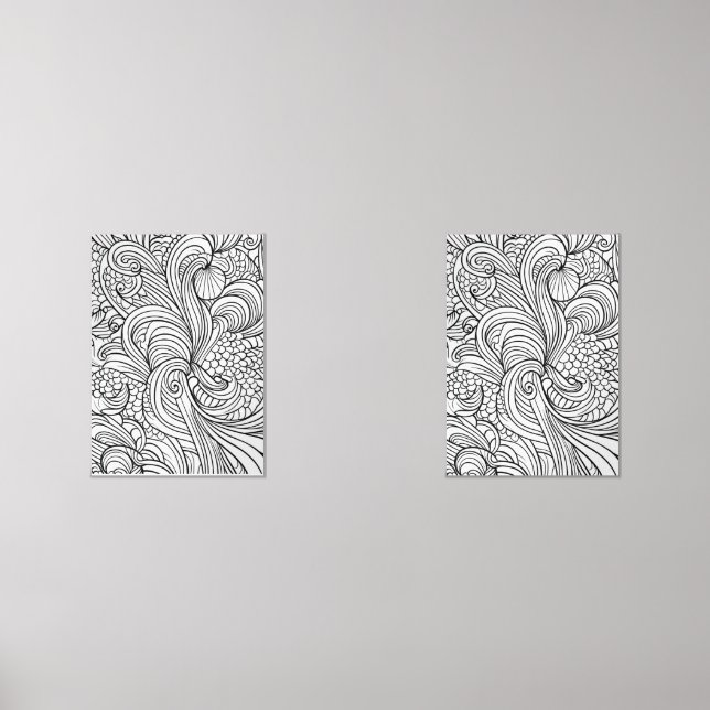 Intricate Patterns Coloring posters (Front)