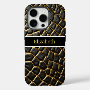 Intricate patterns of a poisonous snake's skin iPhone 16 pro case