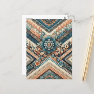 Intricate patterns  postcard