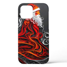 Intricate Santa Paper Cut