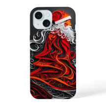 Intricate Santa Paper Cut