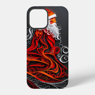 Intricate Santa Paper Cut iPhone 12 Case