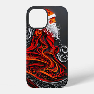Intricate Santa Paper Cut iPhone 12 Case