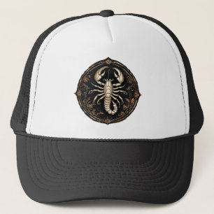 Intricate Scorpion Design with Ornate Accents Trucker Hat