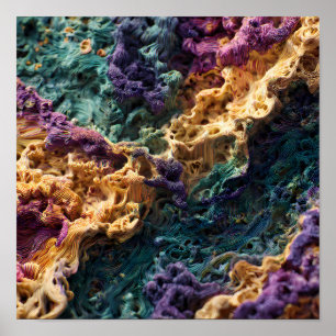 Intricate Seamless Detail: Micro-Graphic Density Poster