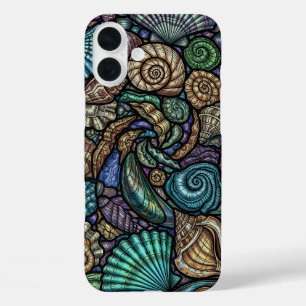 Intricate Seashells iPhone 16 Plus Case