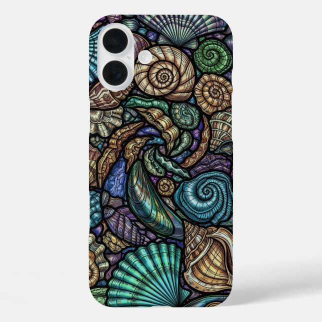 Intricate Seashells Case-Mate iPhone Case (Back)