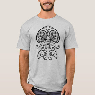 Intricate Tribal Mandala Jellyfish Ornate T-Shirt
