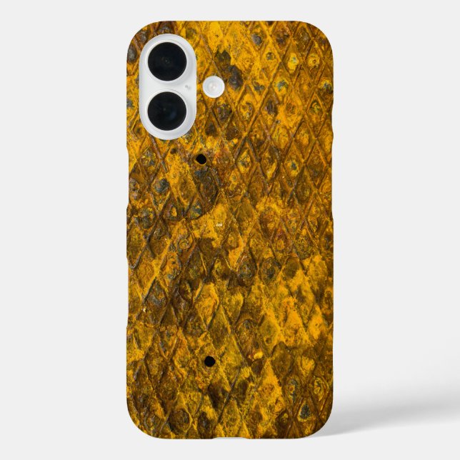 Intricate Yellow Pattern Case-Mate iPhone Case (Back)