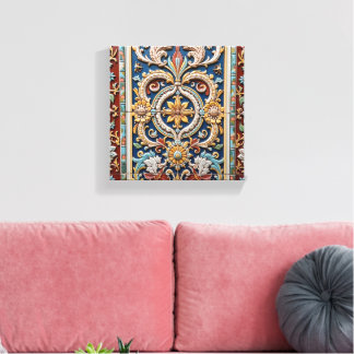 Intricately Carved Frieze Canvas Print