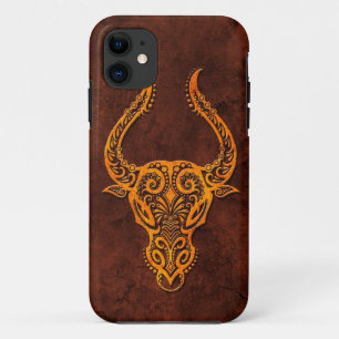 Intrictate Stone Taurus Symbol iPhone 11 Case