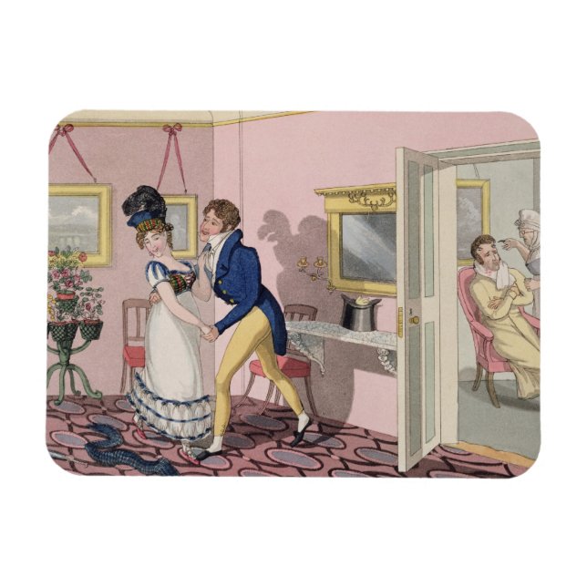 Intrigue, plate 10 from 'The Necessary Qualificati Magnet (Horizontal)