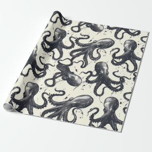 Intriguing Octopi Wrapping Paper