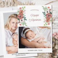 Introducing 2 Photo Autumn Flowers Birth