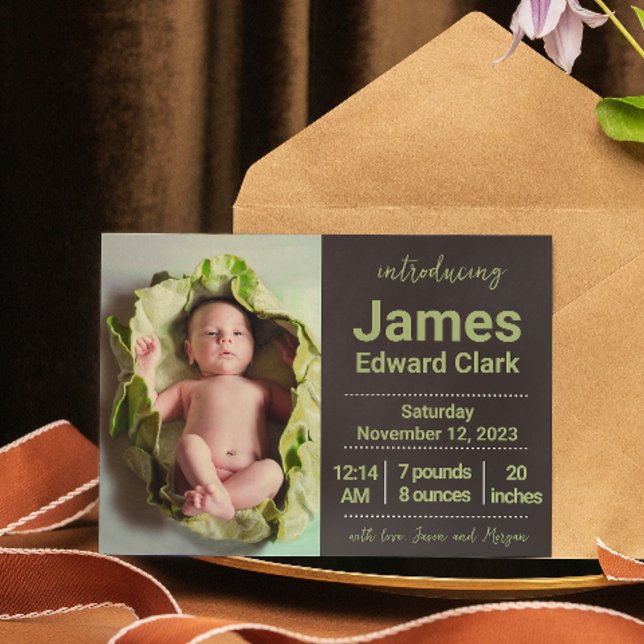 Introducing birth announcement with photos (Creator Uploaded)