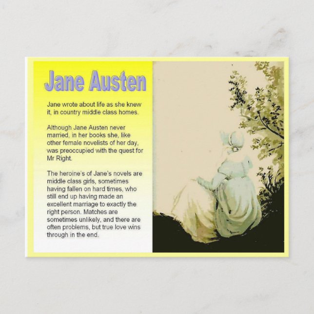 Introducing Jane Austen Postcard (Front)