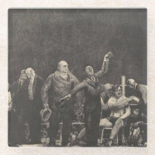 Introducing John L. Sullivan - George Bellows Glass Coaster