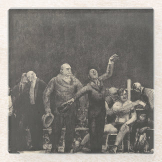 Introducing John L. Sullivan - George Bellows Glass Coaster