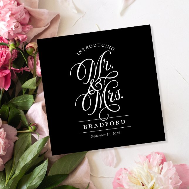 Introducing Mr and Mrs Elopement Photo Gallery Tri-Fold Invitation (Creator Uploaded)