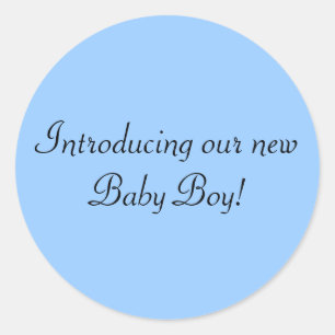 Introducing our new Baby Boy envelope seal