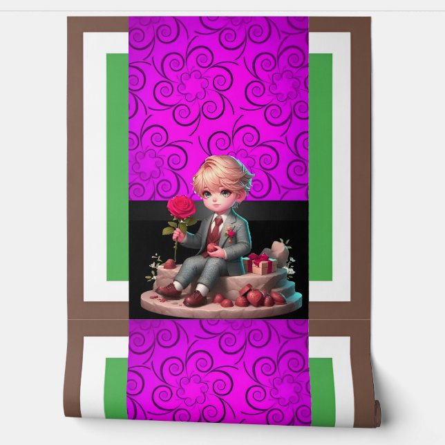 Introducing our Peel and Stick Wallpaper, Wallpaper (Unrolling)