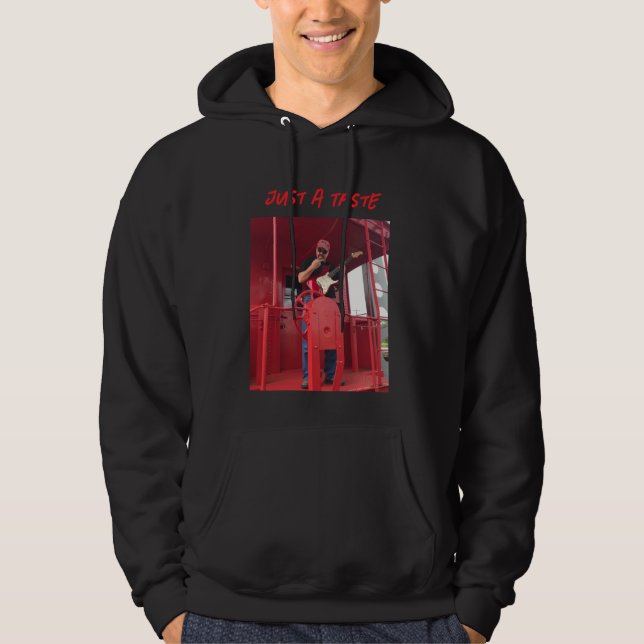 Introducing the Exclusive "Just A Taste" Hoodie (Front)