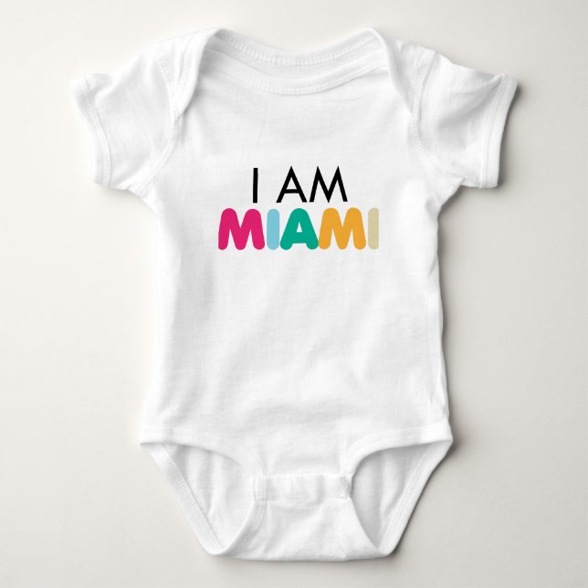 Introducing the "I Am Miami" Baby Edition! Bodysuit (Front)