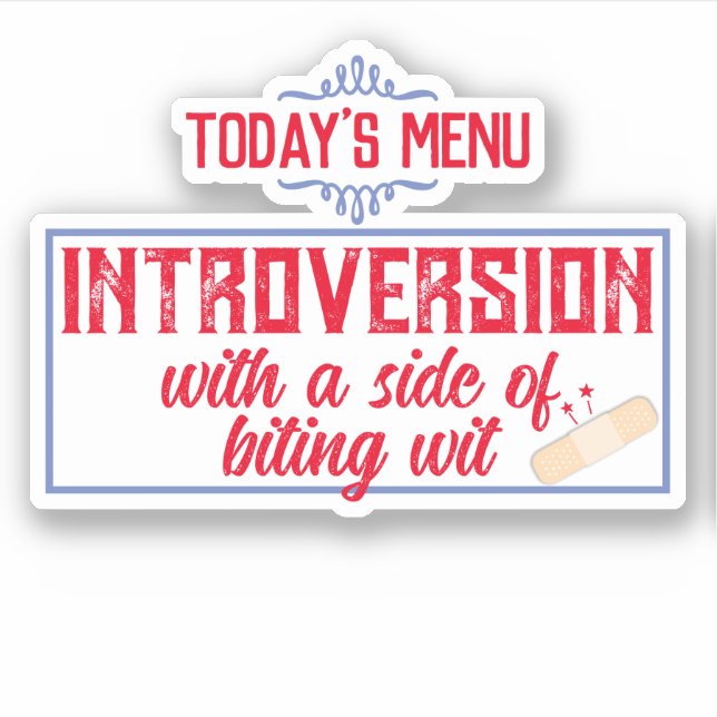 Introvert anti social loner biting wit sarcasm (Front)