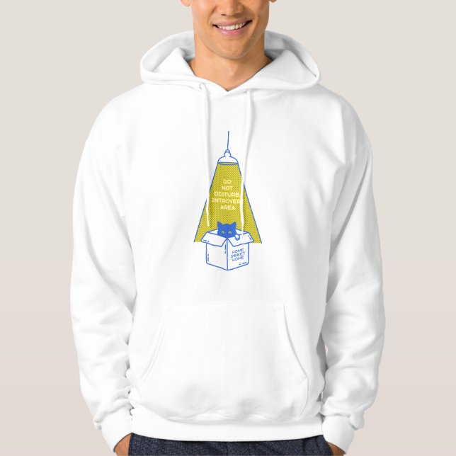 Introvert Cat Hoodie (Front)