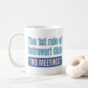 Introvert Club T-Shirt Coffee Mug