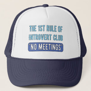 Introvert Club Trucker Hat