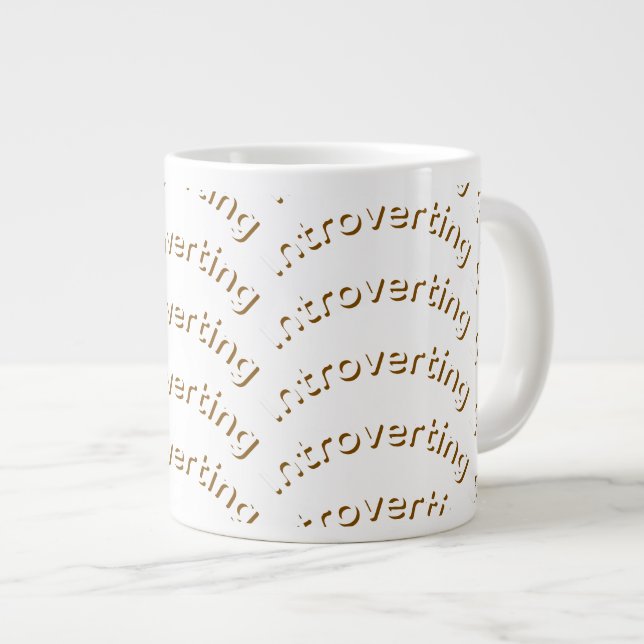 introvert customisable special mug gift (Front Right)