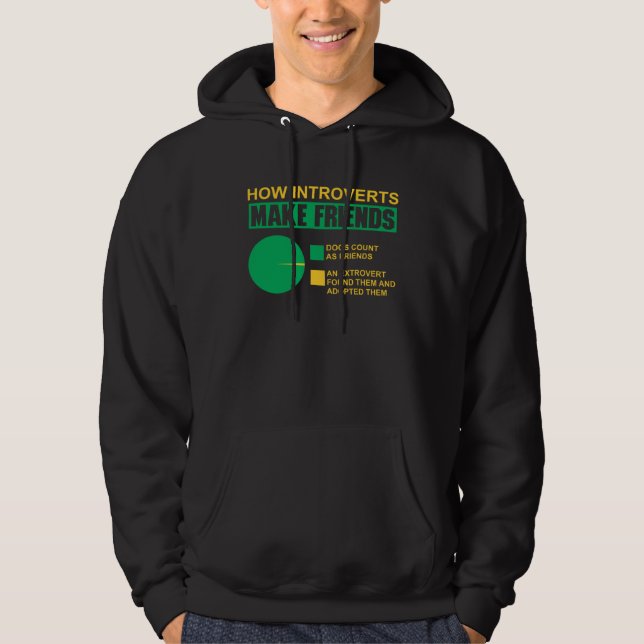 Introvert Facts Anti Social Introvert For Men Wome Hoodie (Front)