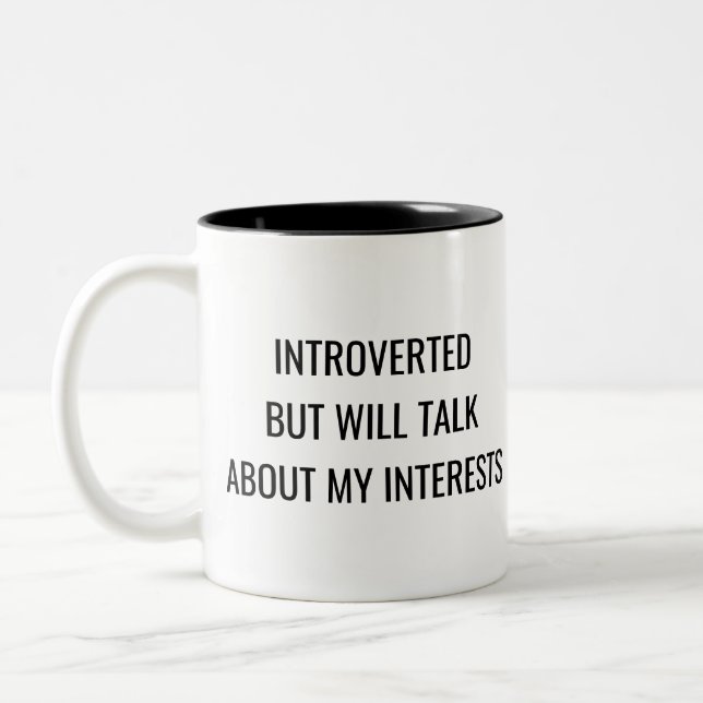 Introvert Humor Mug – Relatable Personality Gift (Left)