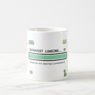 Introvert Loading · Anti-Social Humour Coffee Mug