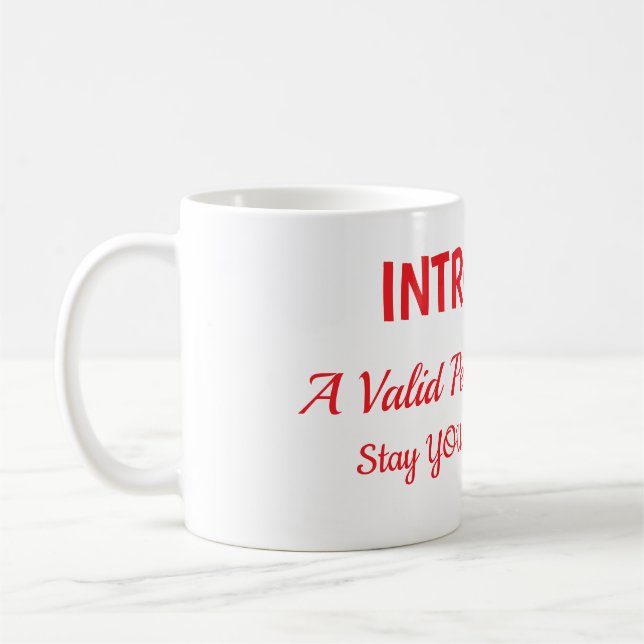 Introvert Love Coffee Mug (Left)