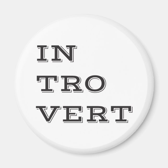 Introvert Magnet (Front)